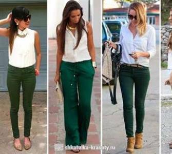 С чем носить зеленые брюки для более эффектного образа С чем сочетать зеленые штаны